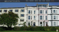 Desktop Screenshot of mountbattenhotel.co.uk