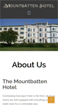 Mobile Screenshot of mountbattenhotel.co.uk